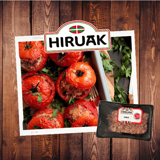 Recette : tomates farcies basques par Hiruak Recette : tomates farcies basques par Hiruak