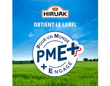 Hiruak est labellisée PME+ !