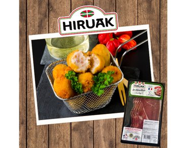 Recette : croquettes de pommes de terre farcies au jambon de Bayonne et fromage de brebis