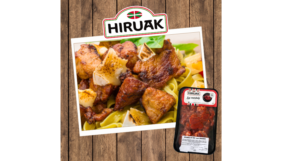 Recette : araignées de porc et tagliatelles de courgettes à la plancha
